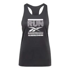 Reebok Running Speedwick Graphic Damen Tanktop Schwarz/grau/weiß