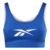 Reebok Workout Ready Big Logo Sport-BH Blau/weiß