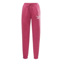 Reebok Identity Logo Fleece Damen Jogginghose Rosa/weiß