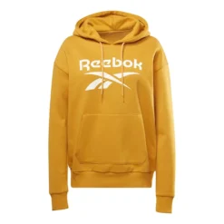 Reebok Identity Logo French Terry Damen Hoodie Orange/weiß