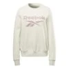 Reebok Identity Logo French Terry Damen Sweatshirt Weiß/rosa