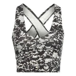 Reebok Bralette Modern Safari Sport-BH Schwarz/weiß