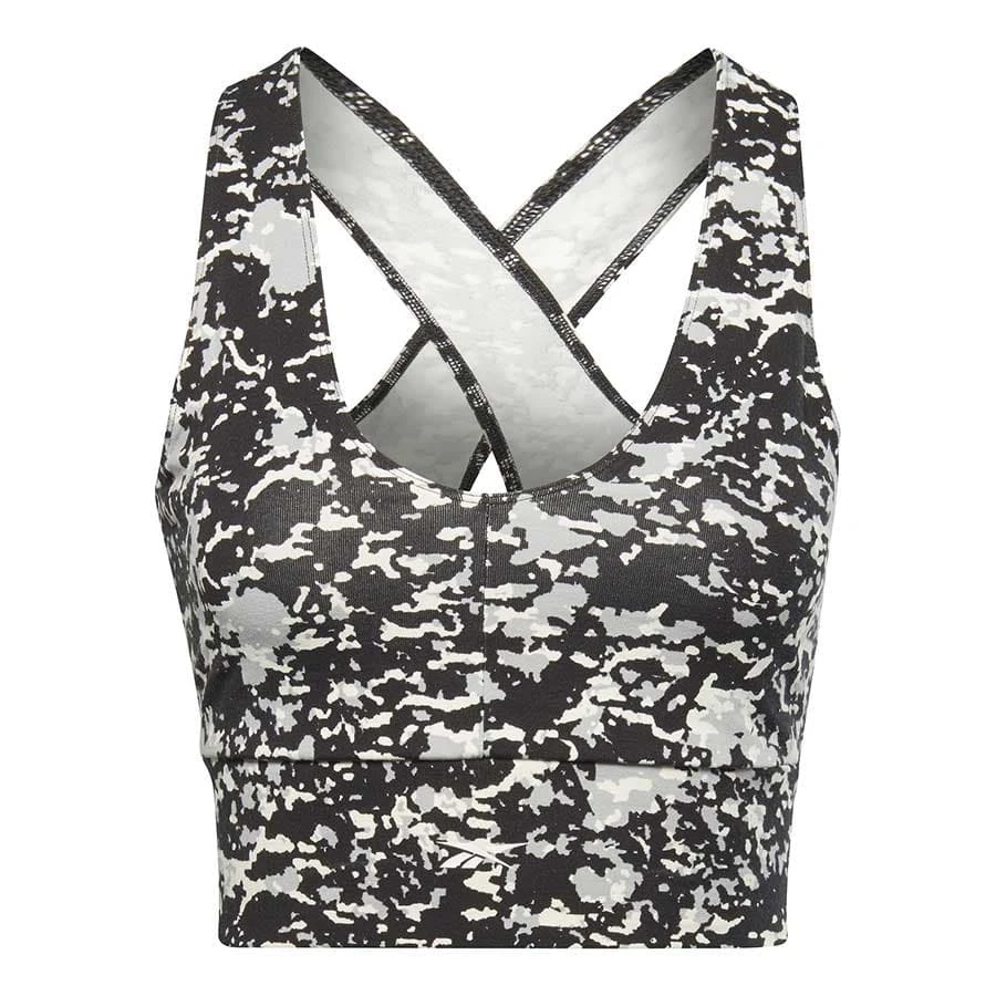 Reebok Bralette Modern Safari Sport-BH Schwarz/weiß 1 Reebok Bralette Modern Safari Sport-BH Schwarz/weiß