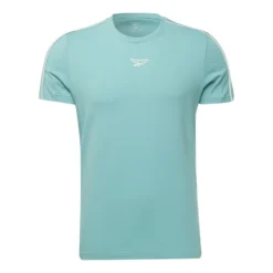 Reebok Workout Ready Piping T-Shirt Hellblau