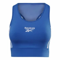 Reebok Piping Pack Sport-BH Blau/weiß