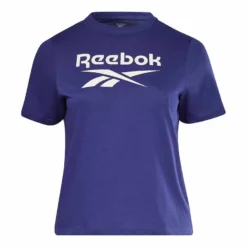 Reebok Identity Damen T-Shirt Marineblau/weiß
