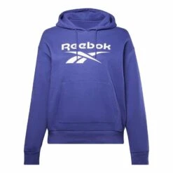 Reebok Identity Logo French Terry Damen Sweatshirt Marineblau/weiß