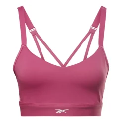 Reebok Lux Strappy Sport-BH Fuchsia