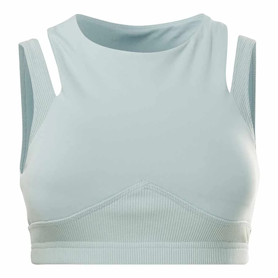 Reebok Studio Layered Sport-BH Hellblau 1 Reebok Studio Layered Sport-BH Hellblau