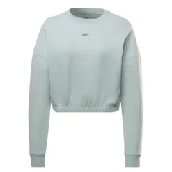 Reebok DreamBlend Cotton Midlayer Damen Sweatshirt Hellblau