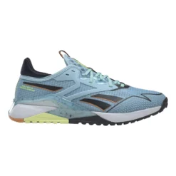Reebok Nano X2 Adventure Damen Fitnessschuhe Hellblau/schwarz/grün