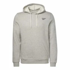 Reebok Identity Left Chest Logo Kapuzenjacke Grau