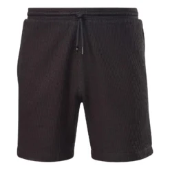 Reebok Identity Vector Waffle Shorts Schwarz Weiß