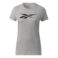 Reebok Training Essentials Graphic Damen T-Shirt Grau/schwarz