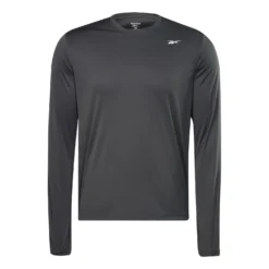 Reebok Training Long Langarmshirt Schwarz/weiß