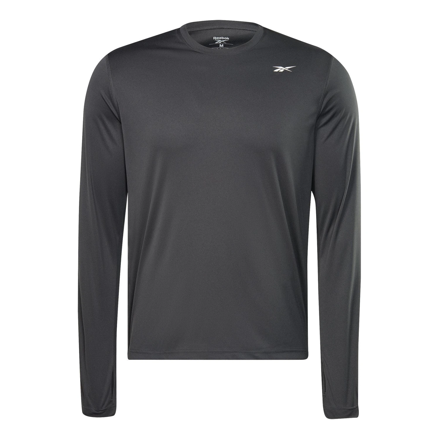 Reebok Training Long Langarmshirt Schwarz/weiß 1 Reebok Training Long Langarmshirt Schwarz/weiß