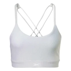 Reebok Yoga Strappy Sport-BH Grau/weiß