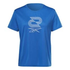 Reebok Running Speedwick Graphic Damen T-Shirt Blau/weiß