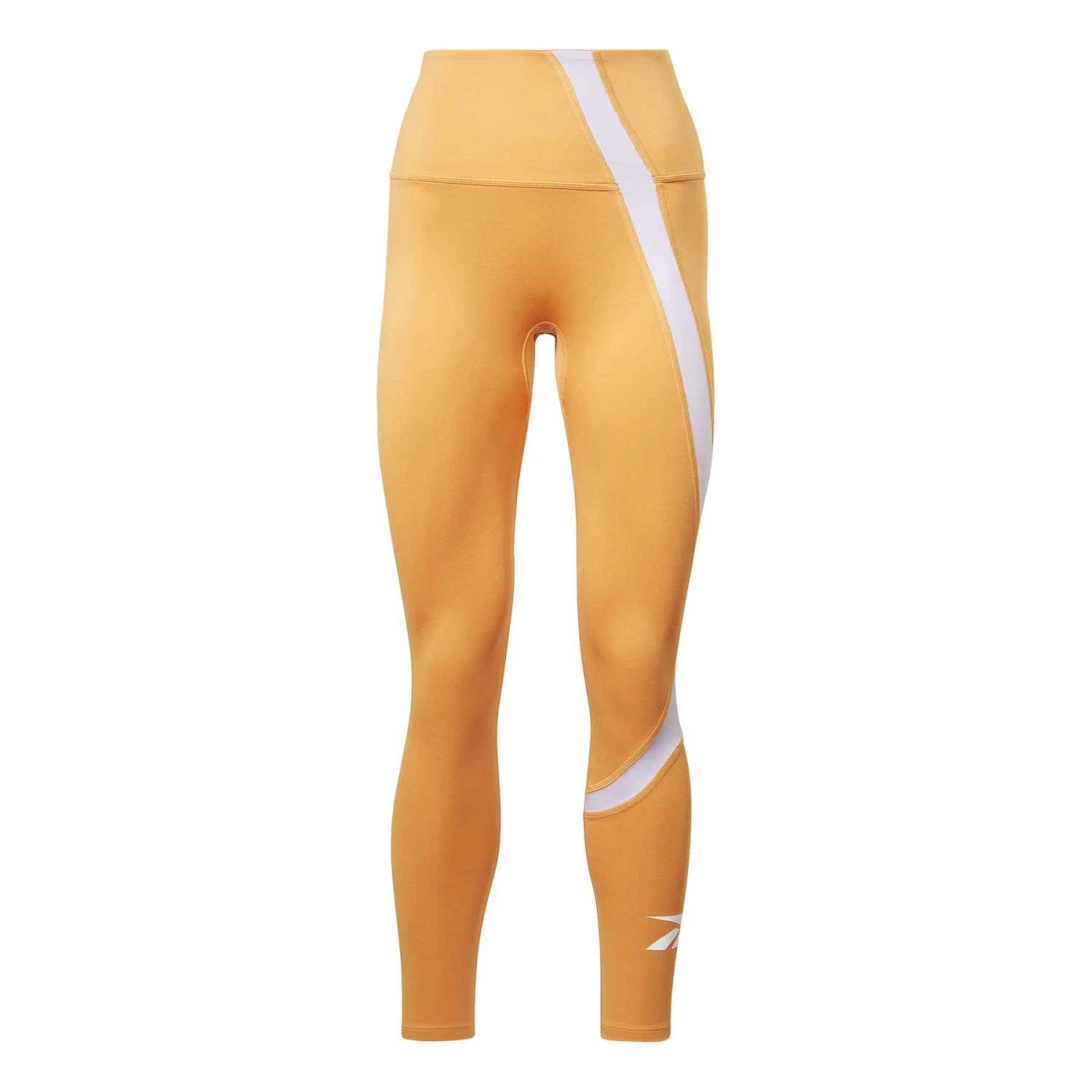 Reebok Workout Ready Vector Damen Leggings Orange/lila 1 Reebok Workout Ready Vector Damen Leggings Orange/lila