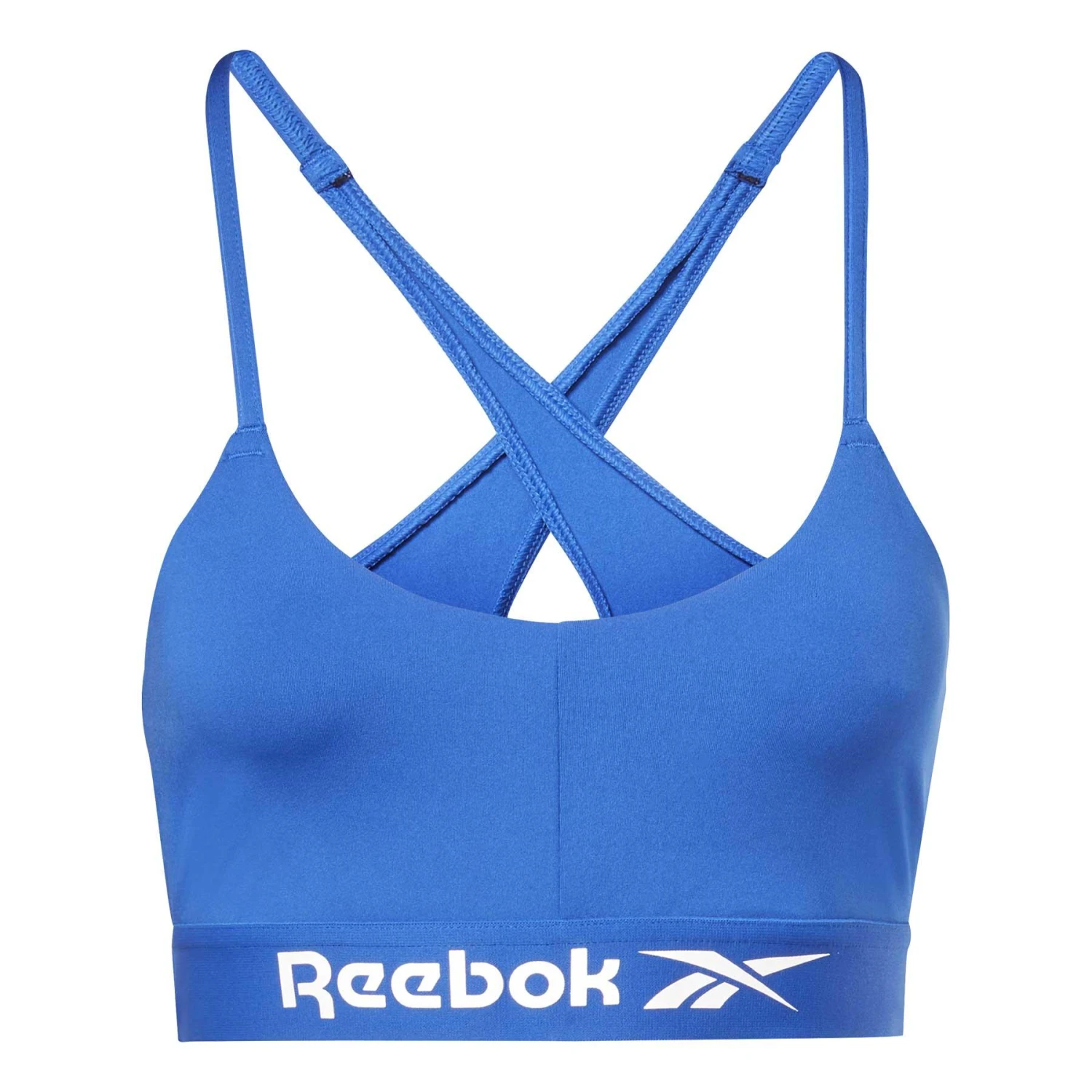 Reebok Workout Ready Basic Sport-BH Blau 1 Reebok Workout Ready Basic Sport-BH Blau