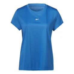 Reebok Workout Ready Commercial Damen T-Shirt Marineblau/weiß