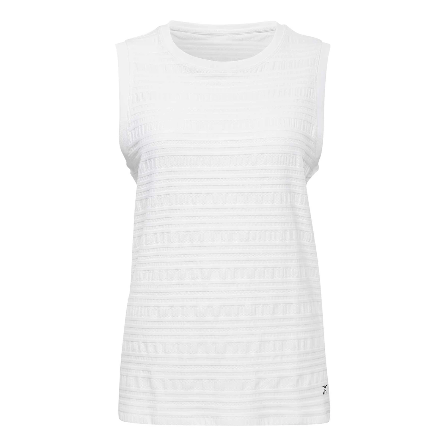 Reebok Perforated Damen Tanktop Weiß 1 Reebok Perforated Damen Tanktop Weiß