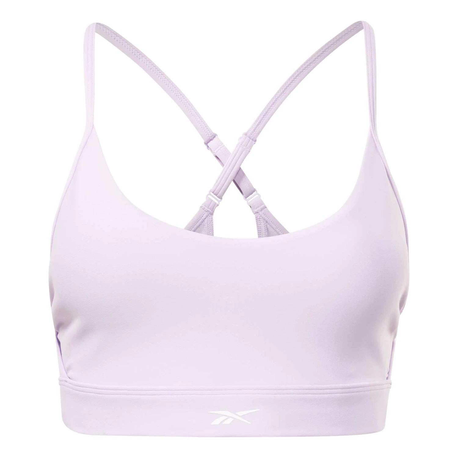 Reebok Lux Strappy Sport-BH Helllila 1 Reebok Lux Strappy Sport-BH Helllila