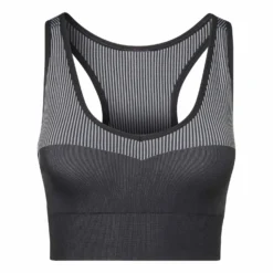 Reebok Sport Yoga Seamless Damen Sport-BH Dunkelgrau