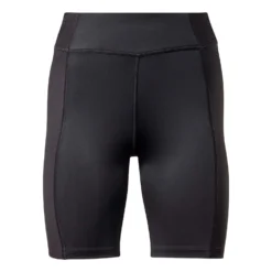 Reebok Yoga Rib Compression Damen Leggings Kurz Schwarz