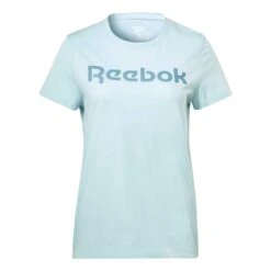 Reebok Training Essentials Graphic Damen T-Shirt Hellblau/blau