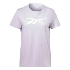 Reebok Training Essentials Vector Graphic Damen T-Shirt Helllila/weiß