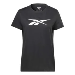 Reebok Training Essentials Vector Graphic Damen T-Shirt Tiefschwarz/weiß