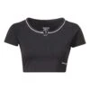 Reebok Identity Crop Damen T-Shirt Pechschwarz/weiß