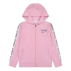 Reebok Classic Tape Full Zip Junior Hoodie Rosa
