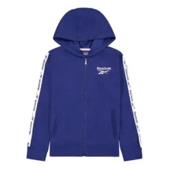 Reebok Classic Tape Full Zip Junior Hoodie Blau