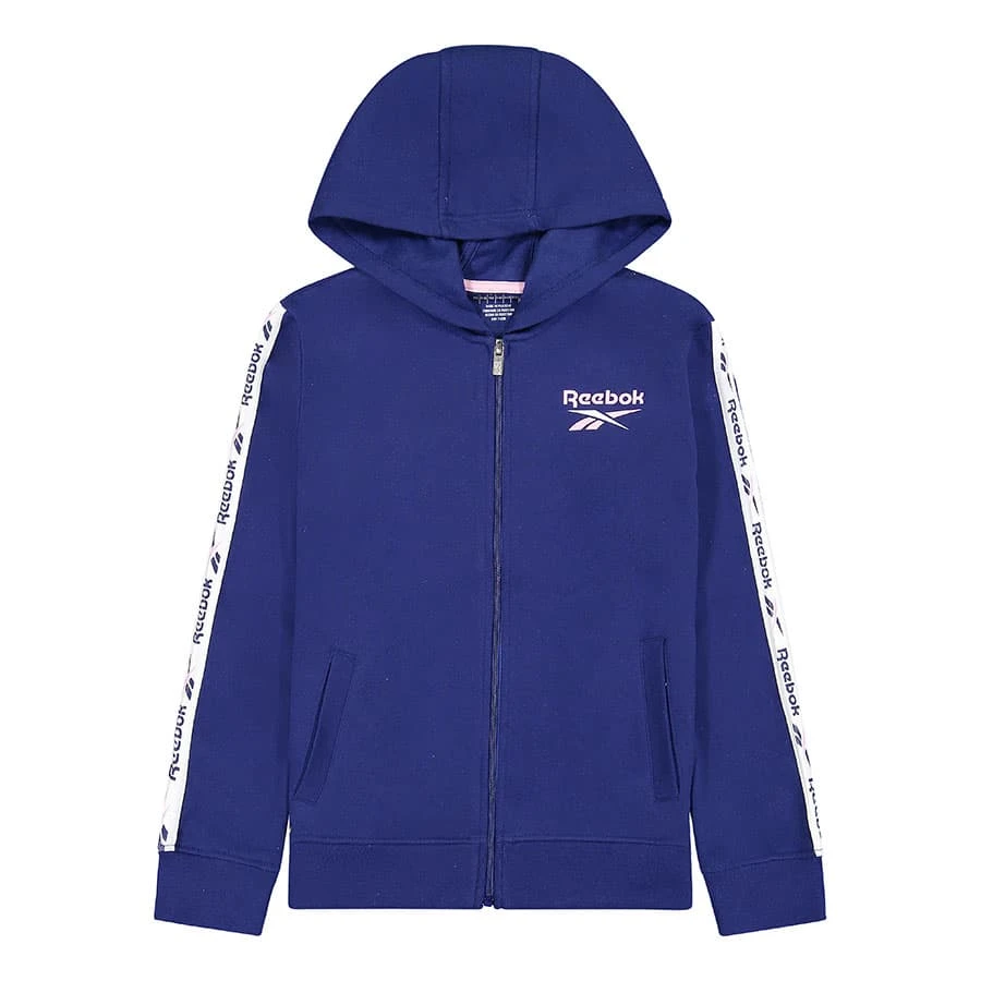 Reebok Classic Tape Full Zip Junior Hoodie Blau 1 Reebok Classic Tape Full Zip Junior Hoodie Blau