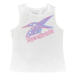 Reebok Tie Back Junior Tanktop Weiß/rosa/lila