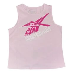 Reebok Tie Back Junior Tanktop Rosa/weiß